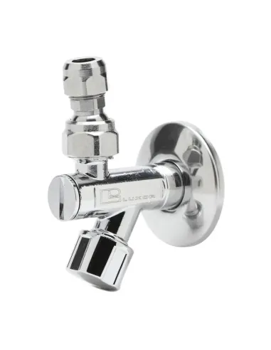 Luxor screw-operated sink tap Fittings 1/2-3/8 70512111CC