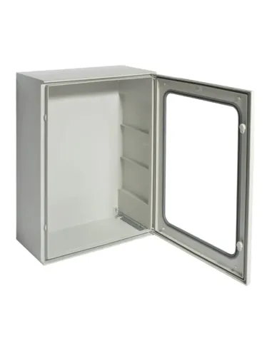 Hager Orion Plus polyester electrical panel 80X60X30 glass door IP65 FL279B