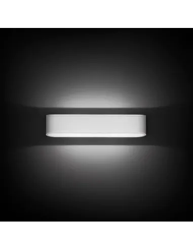 Applique Nobile a parete LED 2X7,5W 3000K verniciato alluminio DL006/AL