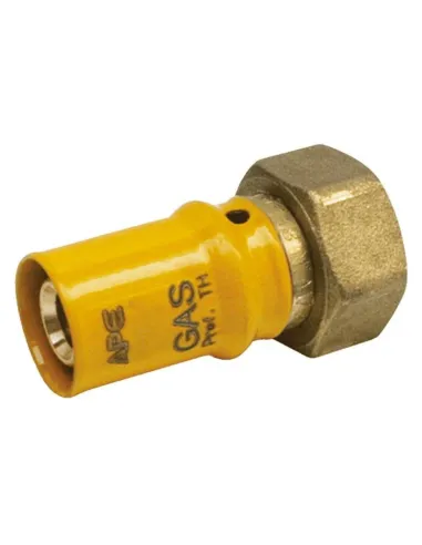 Fitting with swivel for gas Ape F 3/4 x 20 mm brass 3AP6853420