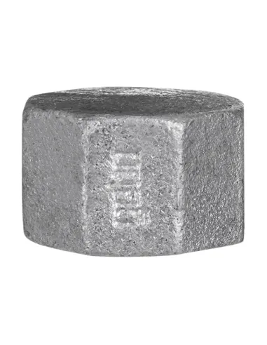 Gebo cast iron hexagonal cap for 3/4 300-5G pipes