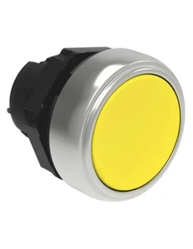 Lovato Platinum Yellow Shaved Pulse Push Button LPCB105