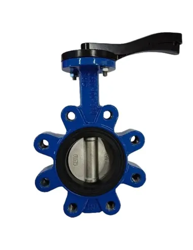 Butterfly valve Valvorobica Lug with lever D 80 PN16 VFLUGXELD080