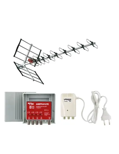 FTE Antenna + Power Supply + Amplifier Kit VKIT1LTE