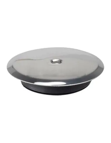 Cap with round blind plate for Valsir wells in stainless steel VS0700031