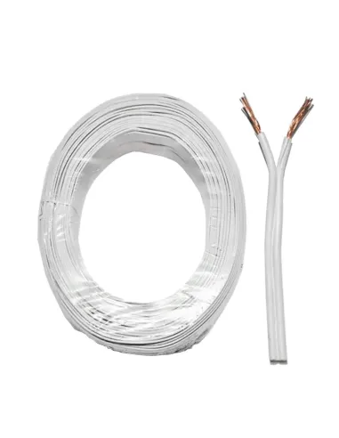 Narrow flat cable 2x0.50mm2 White PIC/S02050BI