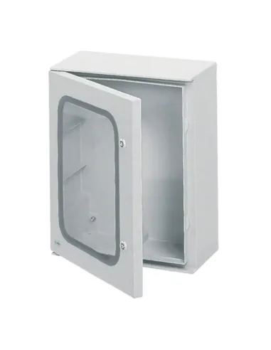 Quadro elettrico in poliestere Hager Orion Plus 65X40X20 porta in vetro IP65 FL266B