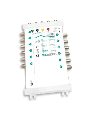 Fracarro SWP512TS multiswitch 4 SAT inputs and 1 TV 12 derivatives 287519