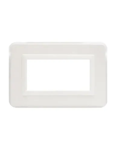 Placca Ave Personal Sistema 44 tecnopolimero 4 moduli bianco 44P04B