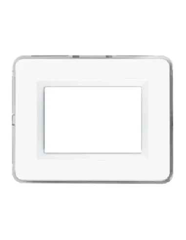 Placca Ave Personal Sistema 44 tecnopolimero 3 moduli bianco 44P03B