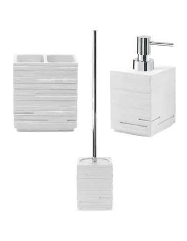 Gedy Quadrotto white bathroom furniture set QU33-81-98