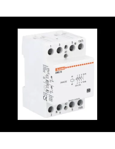 Lovato modular contactor 63A AC1 4NO 24VAC/DC 3 Modules CN6310024