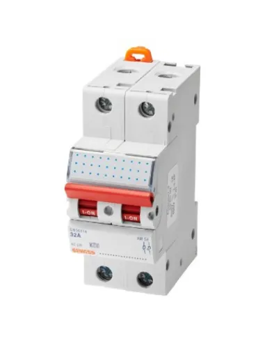 Switch Disconnector - 2P 32A 415V - 2 Modules GEW GW96114