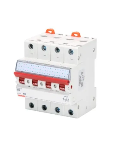 Switch Disconnector - 4P 40A 415V - 4 Modules GEW GW96135