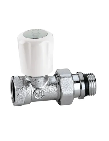 Thermostatic valve prepared for electronic electrothermal thermostatic controls Straight version CAL 402302