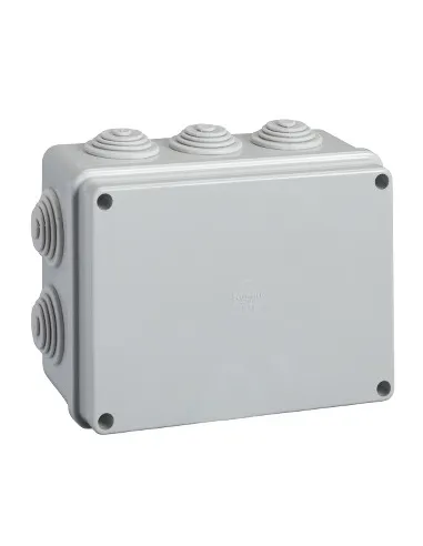 Pilote IP55 junction box 150x110x70 watertight entries 10xØ25 SNR SL03555