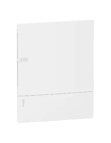 Front Resi9 MP recessed 24 (2x12) modules white opaque door SNR MIP30212