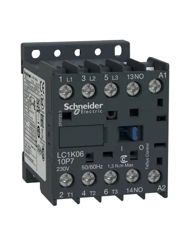 Contactor TeSys LC1K - 3 poles - AC3 440V 16 A - 220...230 V AC SNR LC1K1610M7