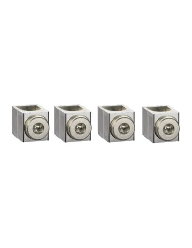 4 aluminum terminals - for 1 cable 25..95 mm² - INS250, NSX100..250 SNR LV429228