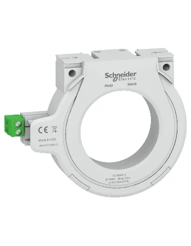 Closed toroid type A, VigiPacT, Vigilohm, PA50, internal diameter 50 mm, nominal current 85A SNR 50438