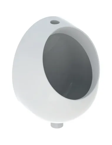 Geberit RENNA urinal with water inlet from above and drain downwards, white colour, glossy finish 500.830.00.1