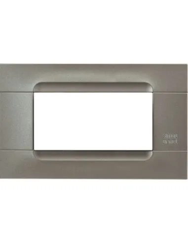 copy of Simon Urmet Nea Kadra Neutra Plate in Technopolymer with 3 Places, Titanium Finish - UTD 10803.TT