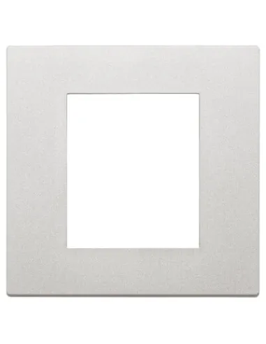 Placca Argento 2 Moduli Linea VIW 30642.20