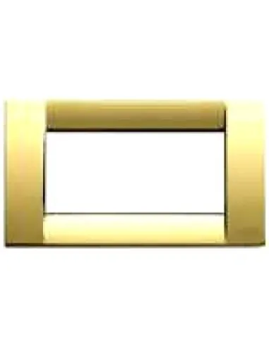 Idea - Oro Lucido Classica Placca Metallo 4 Posti - VIW 16734.32