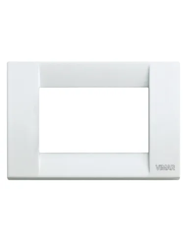 Idea Placca Classica Metallo Bianco 3 Posti VIW 16733.01