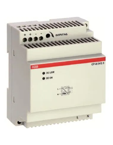 Modular power supply 24 V dc output current 2.5 A ABB M966118