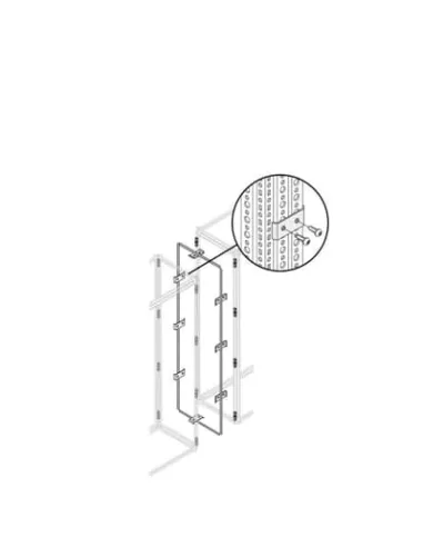 Kit affiancamento strutture laterale/posteriore IP65mm ABB PSBS0065