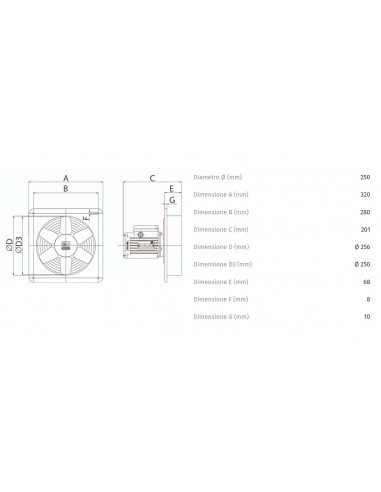 VORTICEL A-E Aspiratore elicoidale By Vortice