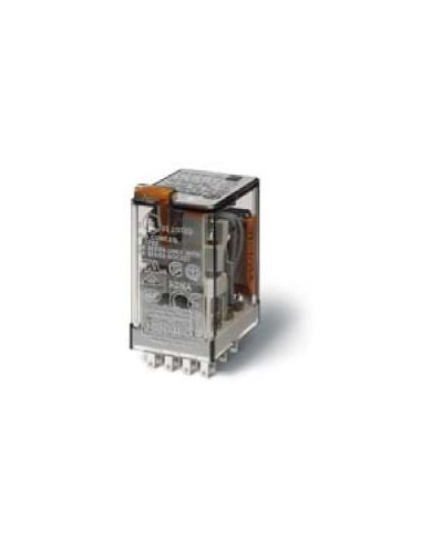 Finder socket relay 2 exchanges 10A 24VDC