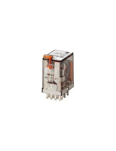 Finder socket relay 4 exchanges 7A 24VAC