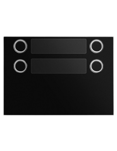 Urmet Alpha front panel with 4 keys 2 files Black