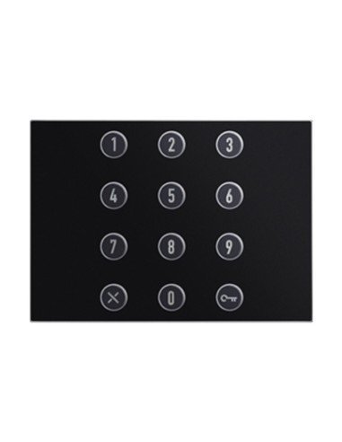 Urmet Alpha numeric keypad module in black colour