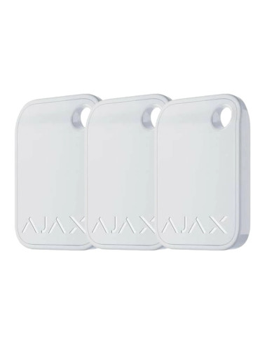 Kit 3 White Proxi Ajax Keyrings for Wirelles Keypadplus 23526 Keyboard