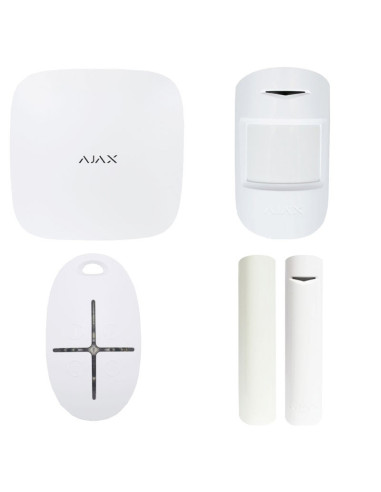 Kit Allarme antifurto Ajax senza fili HUB2 (4G) + MOTION + DOOR + SPACECONTROL