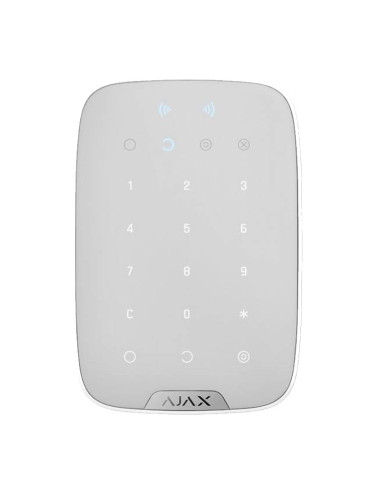 KEYPADPLUS White AJAX Wireless and Touch Keyboard with contactless support