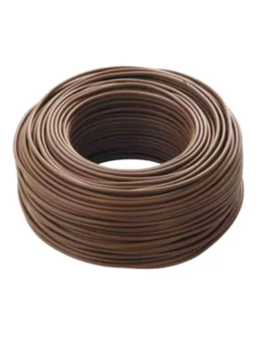 Unipolar Cord Cable 10mmq Brown 1mt